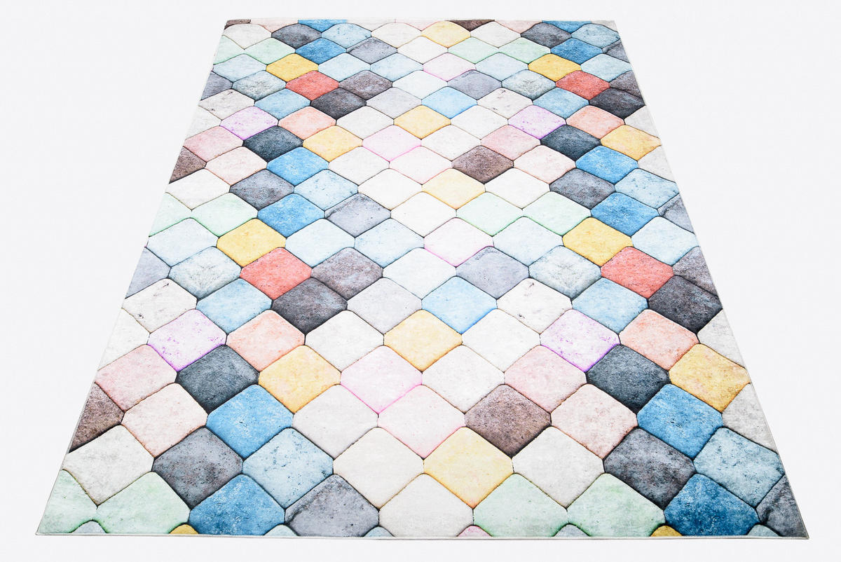 TEPPICH TOSCANA Multicolor 160/230 cm - Multicolor, Textil (160/230cm) - Tapiso