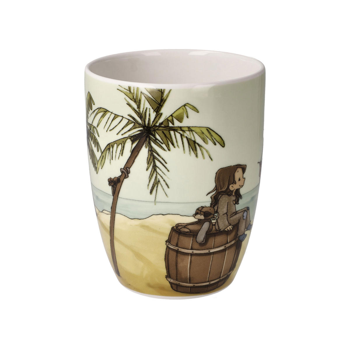 TEETASSE Anouk - Schatzsuche, Fine Bone China, Bunt, 0.4 L - Multicolor, Keramik (0.4L) - Goebel