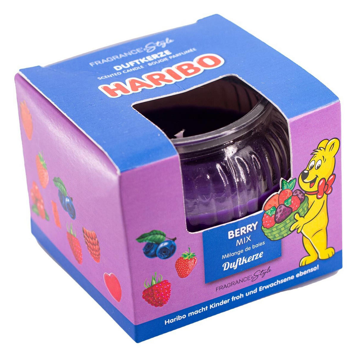 DUFTKERZE Haribo - Multicolor, Naturmaterialien/Glas (8/6.5cm)