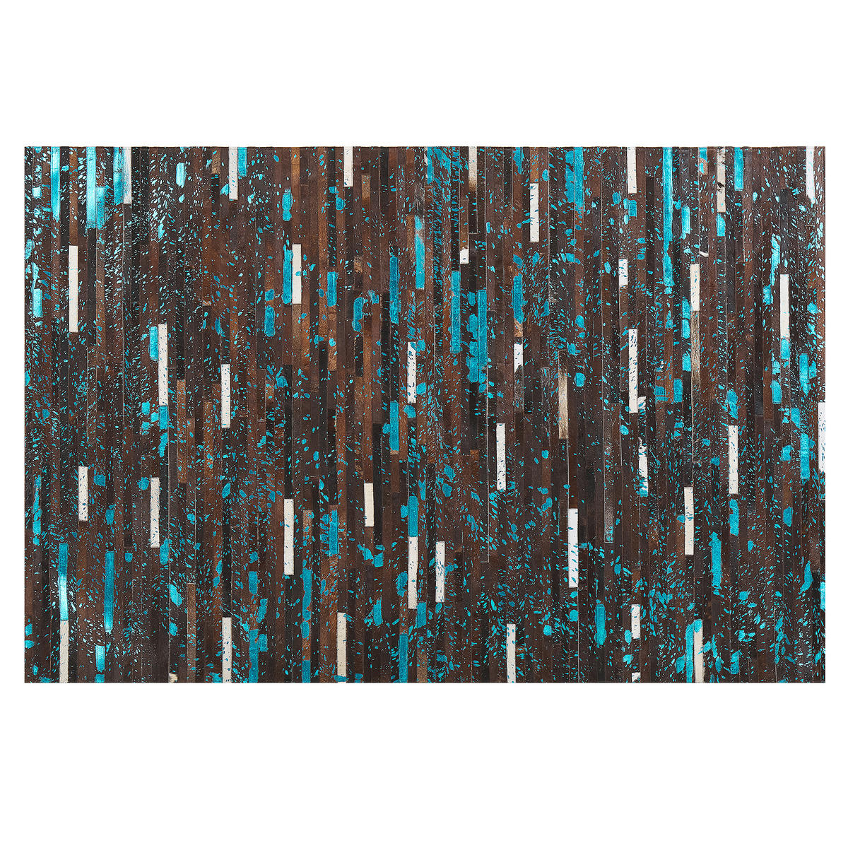 KURZFLOR-TEPPICH Kisir 230/160 cm - Braun, Fell (160/230cm) - Beliani