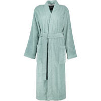 BADEMÄNTEL DAMEN KIMONO LUXURY BASICS KIMONO 826 FJORD - 47 - Grün, Textil (XLnull) - Cawoe