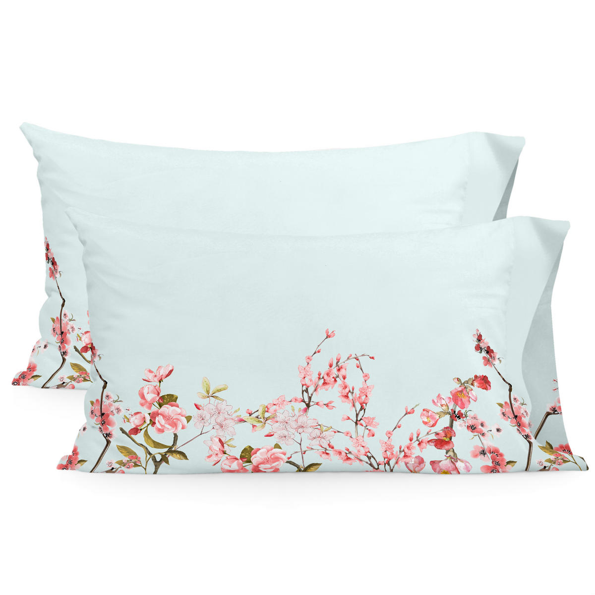 KISSENBEZUG chinoiserie 50x75 cm (x2) mehrfarbig - Multicolor, Textil (50/75cm) - Happy Friday