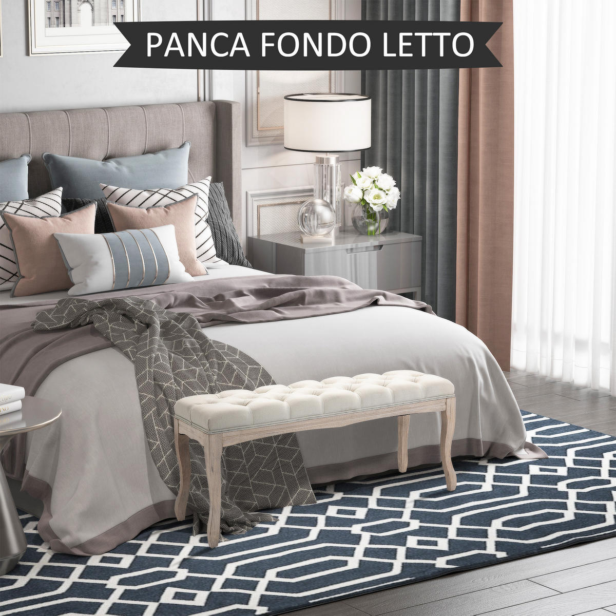 SITZBÄNKE Beige 1 Stück - Beige, Kunststoff (110/48/40cm) - GiPP