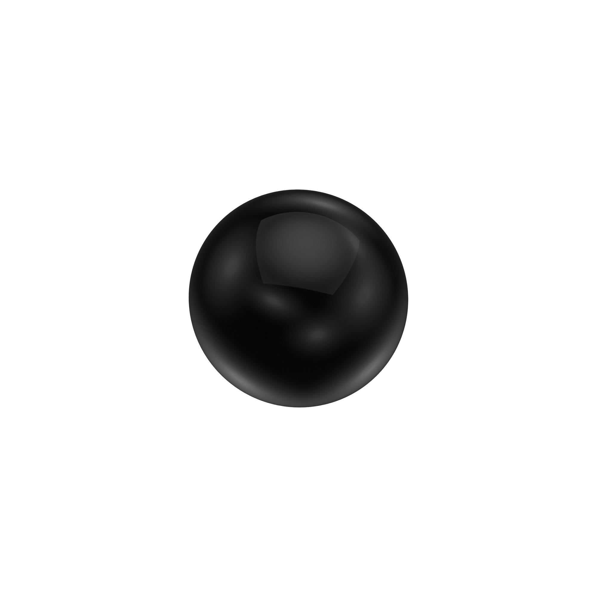 ENDSTÜCKE FÜR GARDINENSTANGEN 20 mm Ø, Luino Schwarz, Packung 2 Stück - Schwarz, Metall (2.5/3/3cm) - INTERDECO