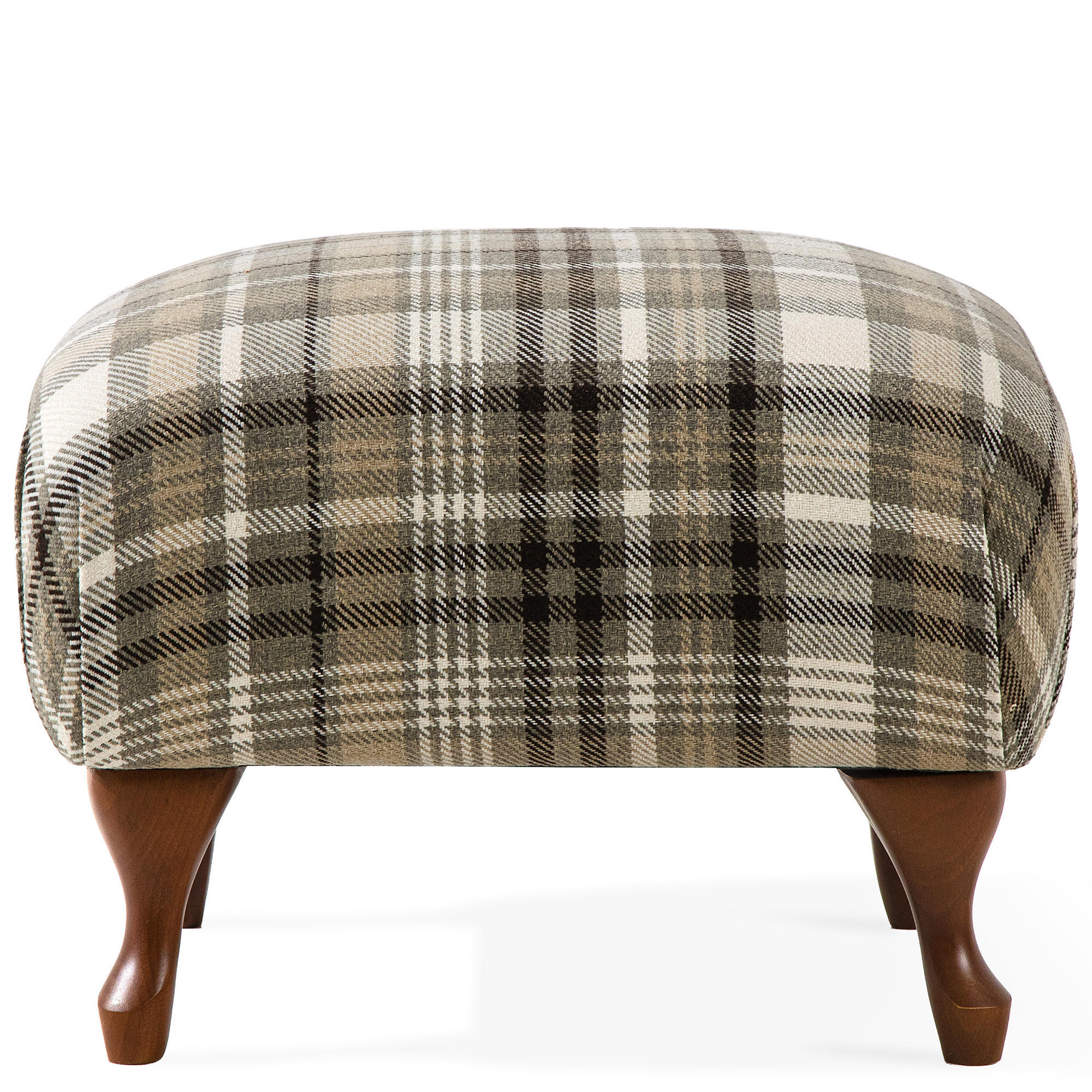 FUẞSTÜTZE TOMIS, Braun/Beige - Braun, Eichenholz/Holz (50/40/50cm) - KONSIMO®