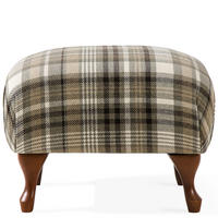 FUẞSTÜTZE TOMIS, Braun/Beige - Braun, Eichenholz/Holz (50/40/50cm) - KONSIMO®