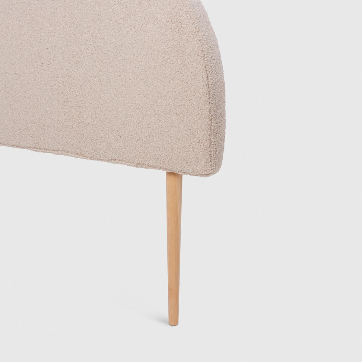 KINDERKOPFTEIL Gepolstertes aus Teddygewebe MOON - Beige, Textil (101/101/8cm) - RNT By Really Nice Things