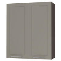 KÜCHENHÄNGESCHRANK Kvantum W4/80 Beige Matt / Lava Matt 80 / 32,5 / 96cm - Dunkelgrau/Beige, Holz/Holzwerkstoff (80/96/32.5cm) - Feldmann-Wohnen