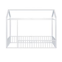 FOTOLIU PUF ergonomic din chenille și spumă cu memorie - alb, metal (204/170.5/94cm) - Urban Meuble