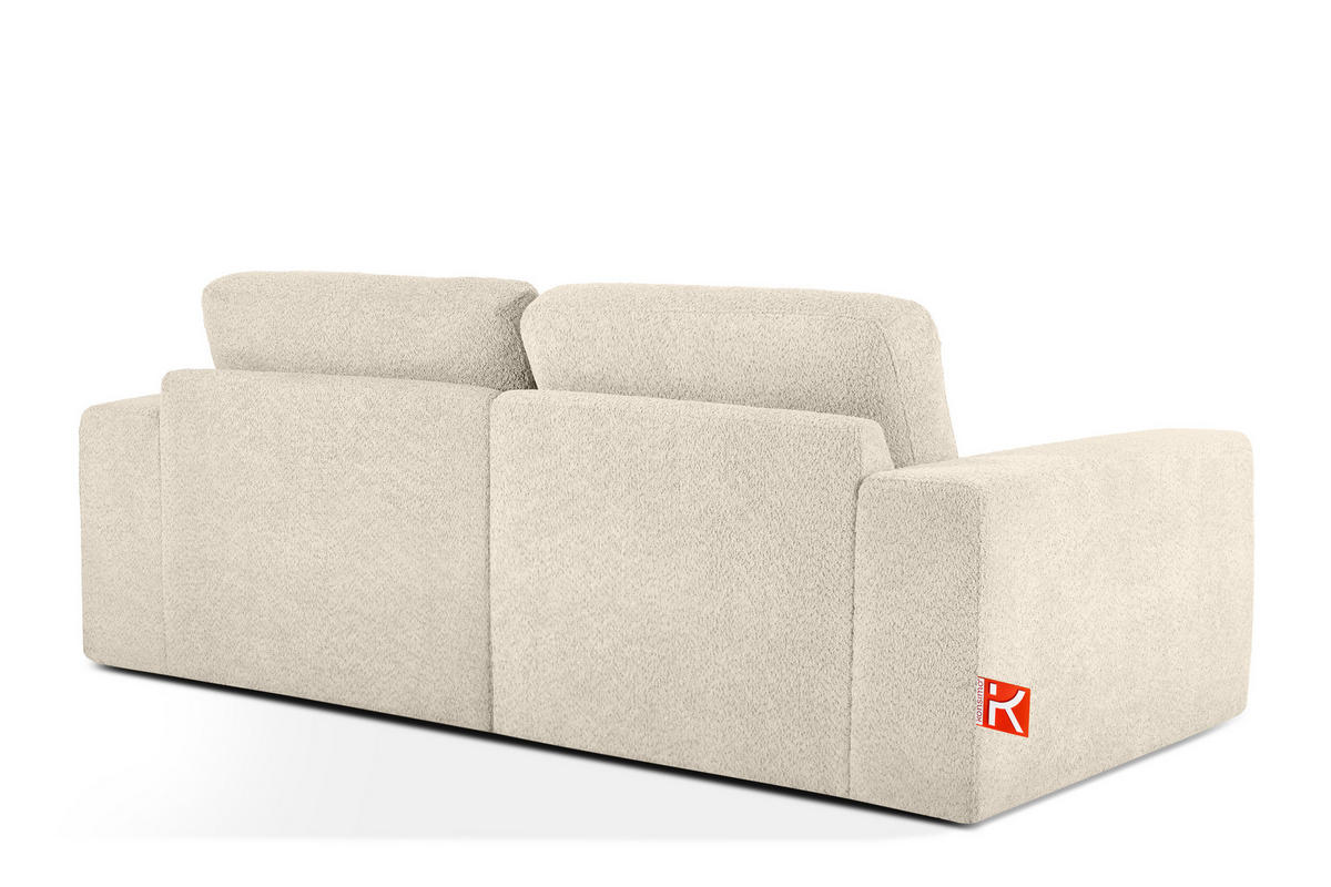 2-SITZER SOFA ZUCCO, Hellbeige - Hellbraun, Holz/Holzwerkstoff (212/85/100cm) - KONSIMO®
