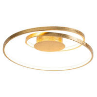 DECKENLEUCHTE Millenium, Gold / Messing, 19cm - Goldfarben, Metall (19/55/19cm) - KOSILUM