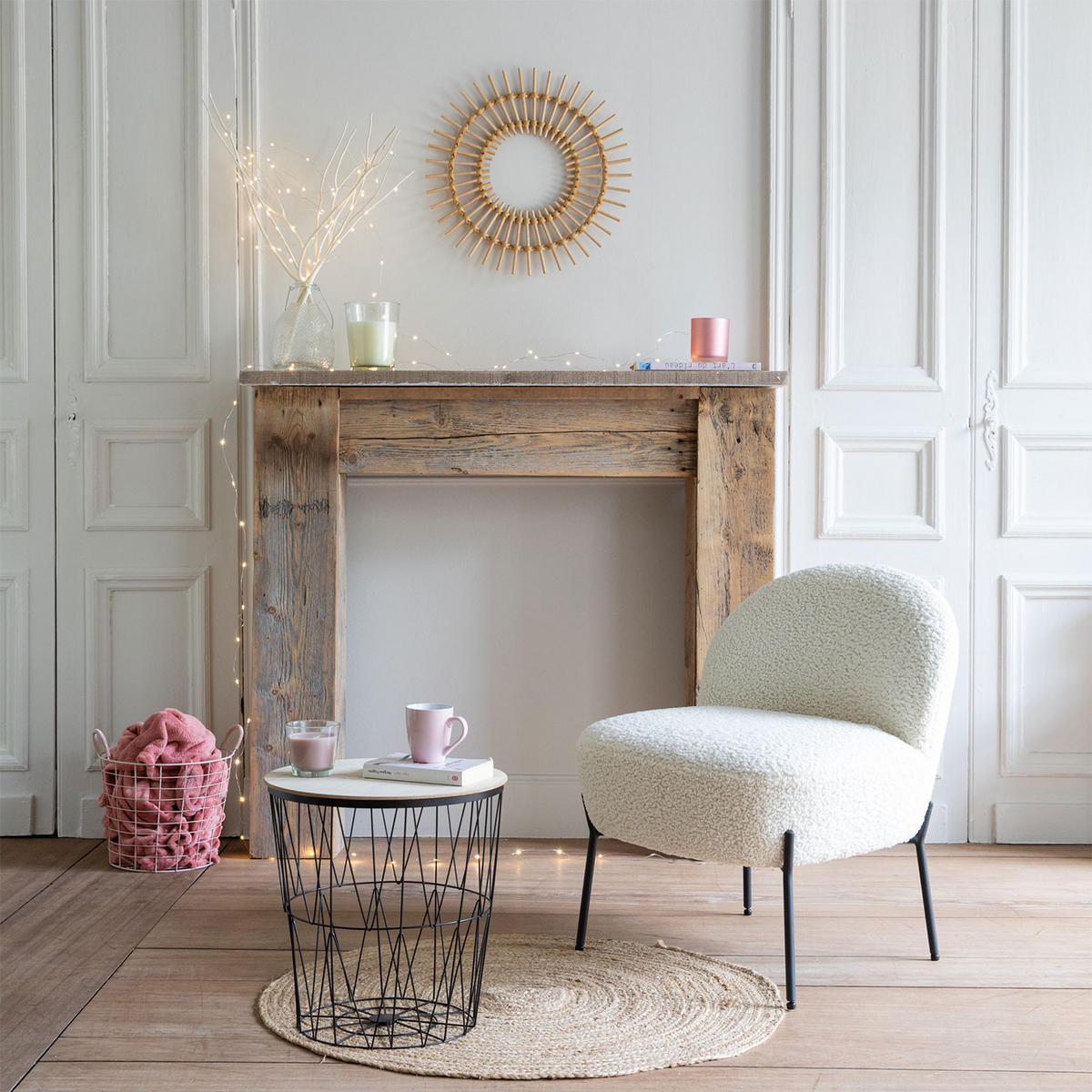 SESSEL Helmi Beige - Beige, Textil (55/69.5/64cm) - Happy Garden