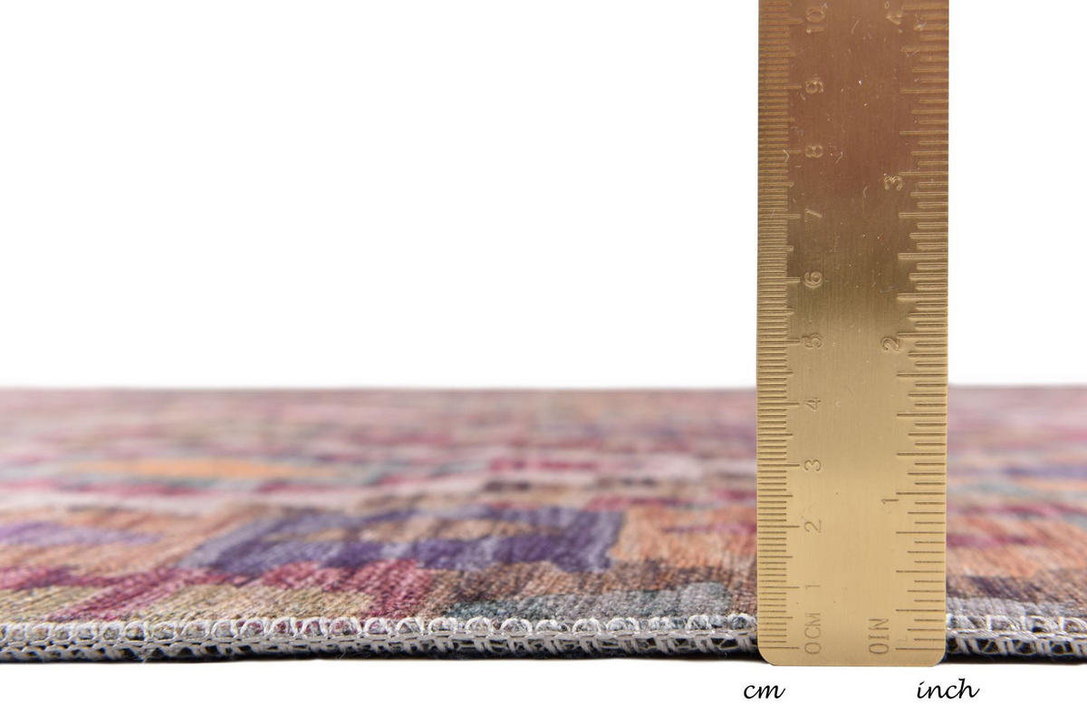 KURZFLORTEPPICH Cecilia 70x140 cm - Multicolor, Textil (70/140cm) - Gino Falcone