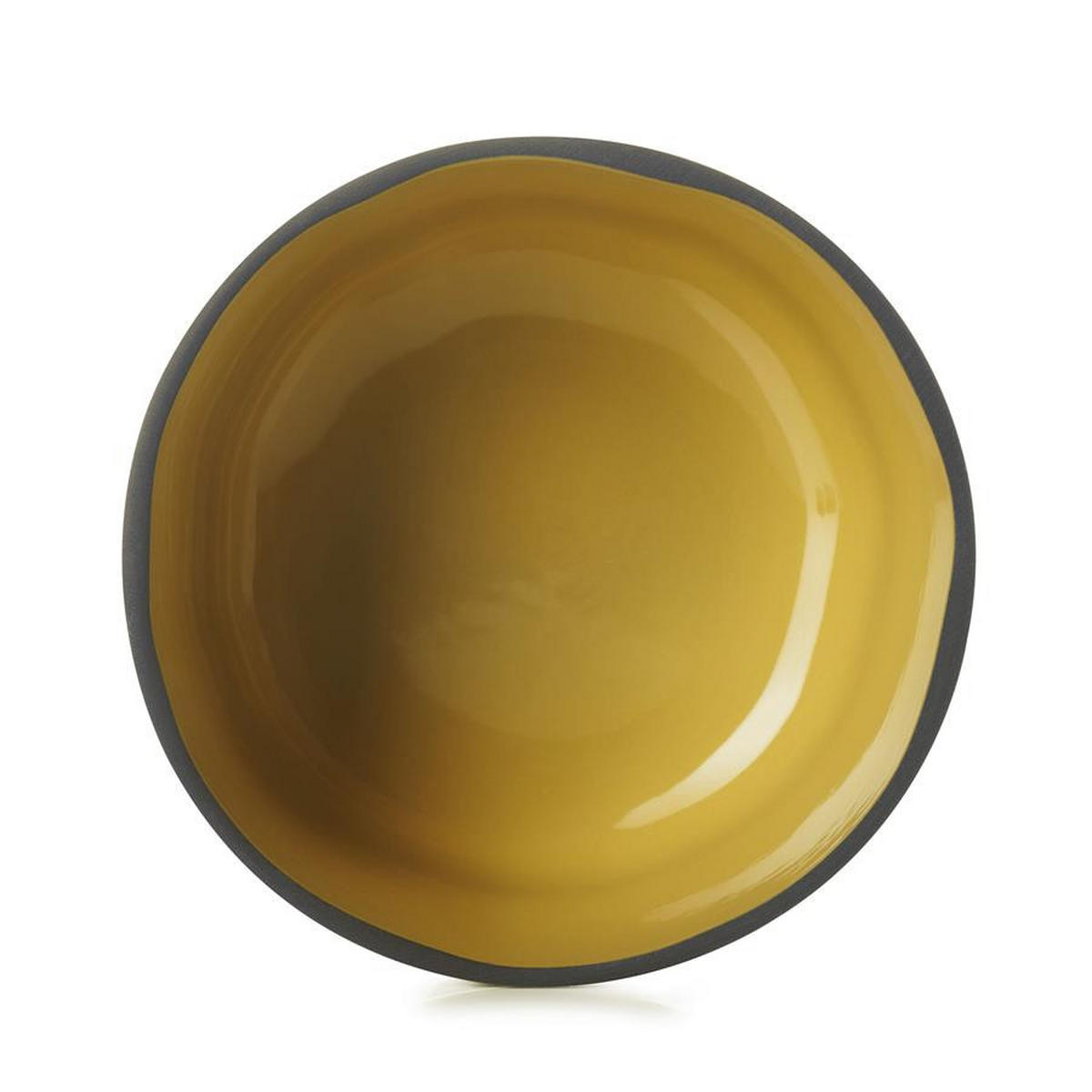 SCHÜSSEL CARACTERE 44 CL Kurkuma - Hellbraun, Keramik (11cm) - Revol Porcelaine France