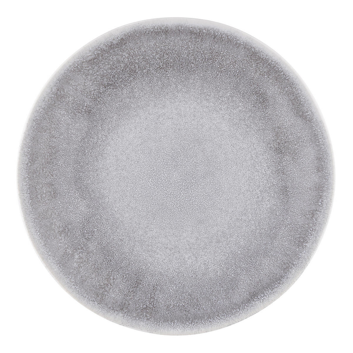 GESCHIRR-SET (12-teilig) Atlantis - Weiß/Grau, Keramik (28/3/28cm) - Butlers