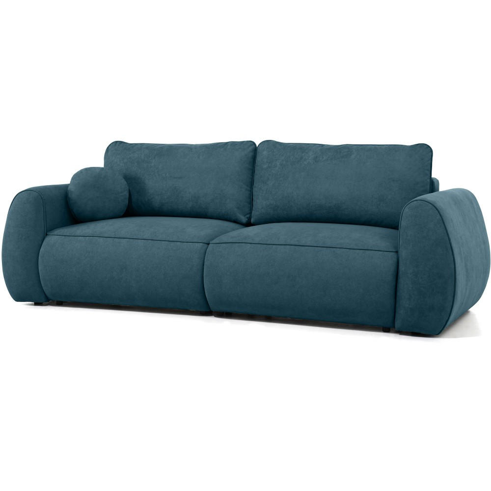 Beautysofa 3-Sitzer Blau 257x96x110 cm