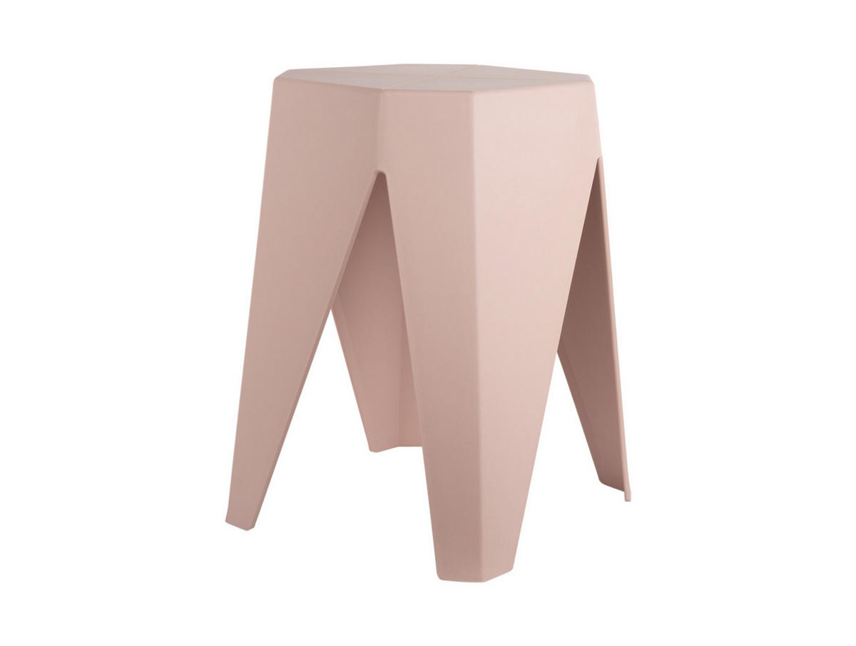 HOCKER Cherish 29/29/47 cm - Pink, Kunststoff (29/47/29cm) - Leitmotiv