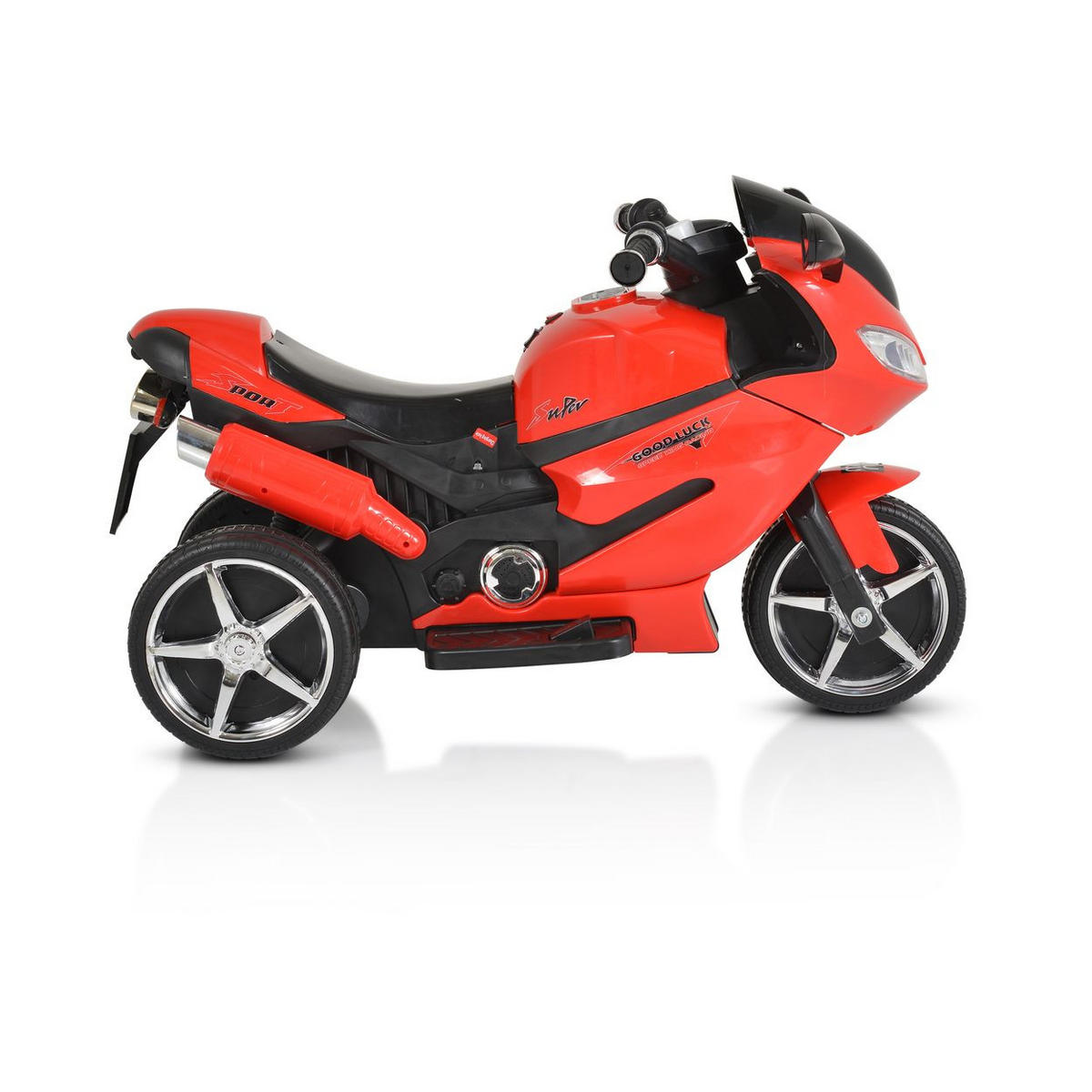 ELEKTROMOTORRAD Comet HZBB-1188 rot drei Räder Musik, MP3, Rückwärtsgang - Rot, Kunststoff (95/45/58cm) - Moni