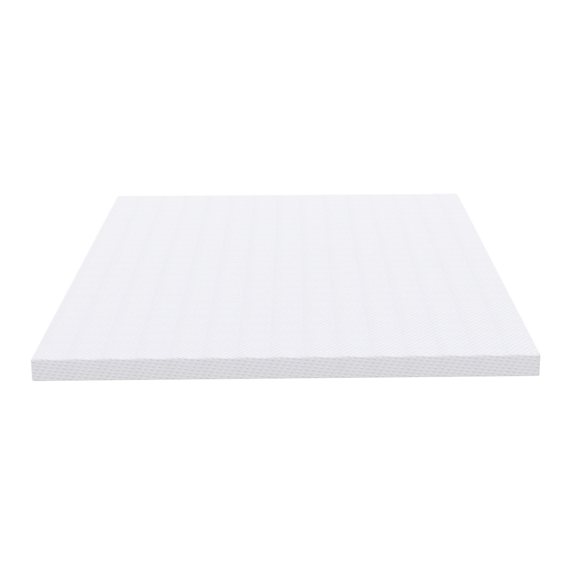 KOMFORTSCHAUMMATRATZE 160/200 cm Weiß Höhe 5 cm, waschbar - Weiß, Textil (160/200cm) - Oxeza