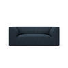 SOFA Ruby aus strukturiertem Stoff marineblau 2 Sitzplätze - Blau, Textil (174/69/93cm) - Micadoni