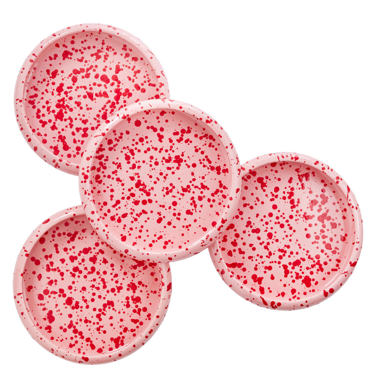 PASTATELLER Boogy Splash Ø23cm - Pink, Keramik (24/24/4.5cm) - Butlers