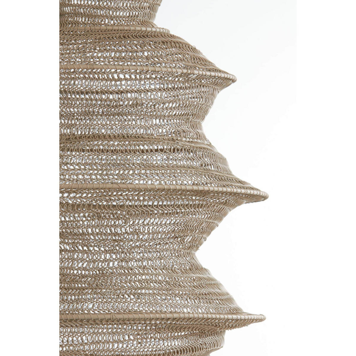 HÄNGELAMPE Nakisha Braun Ø31/55 cm - Braun, Metall (31/31/55cm) - Light & Living