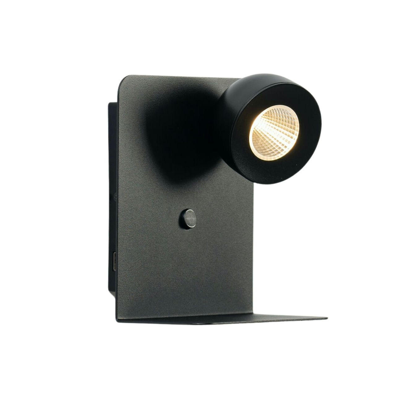 WANDLEUCHTE Lyngen, Schwarz, 18cm - Schwarz, Metall (16/18/8cm) - KOSILUM