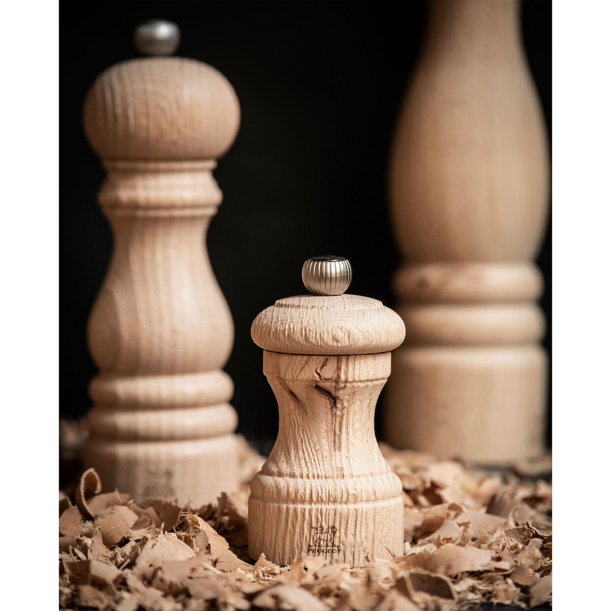 PFEFFERMÜHLE Bistro Nature 10cm Buchenholz Stahlmahlwerk - Braun, Holz (5.3/10/5.3cm) - PEUGEOT