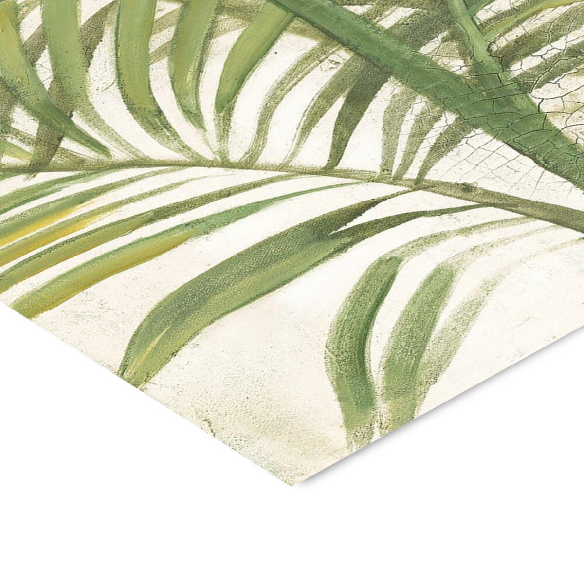 POSTER mit Rahmen Wild Apple - Palms II Bright - Eichefarben/Grün, Holz/Papier (30/40cm) - Poster&Frame