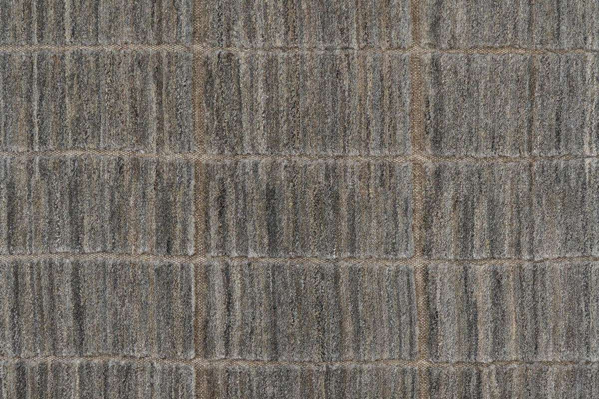 GABBEH-TEPPICH handgeknüpft Grau 185/162 cm Schurwolle - Grau, Textil (162/185cm) - Looma