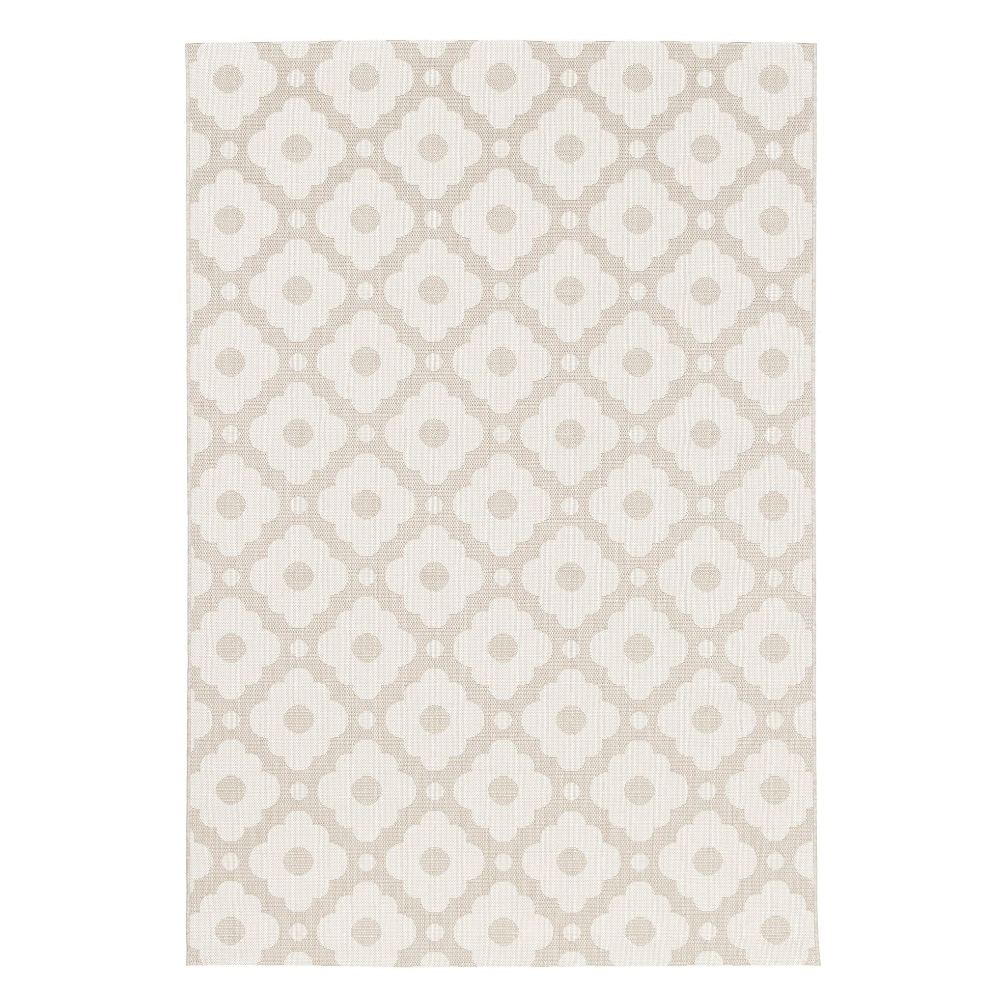 DESIGN Teppich für Innen und Außen beige - Beige, Textil (160/230cm) - AFK Living