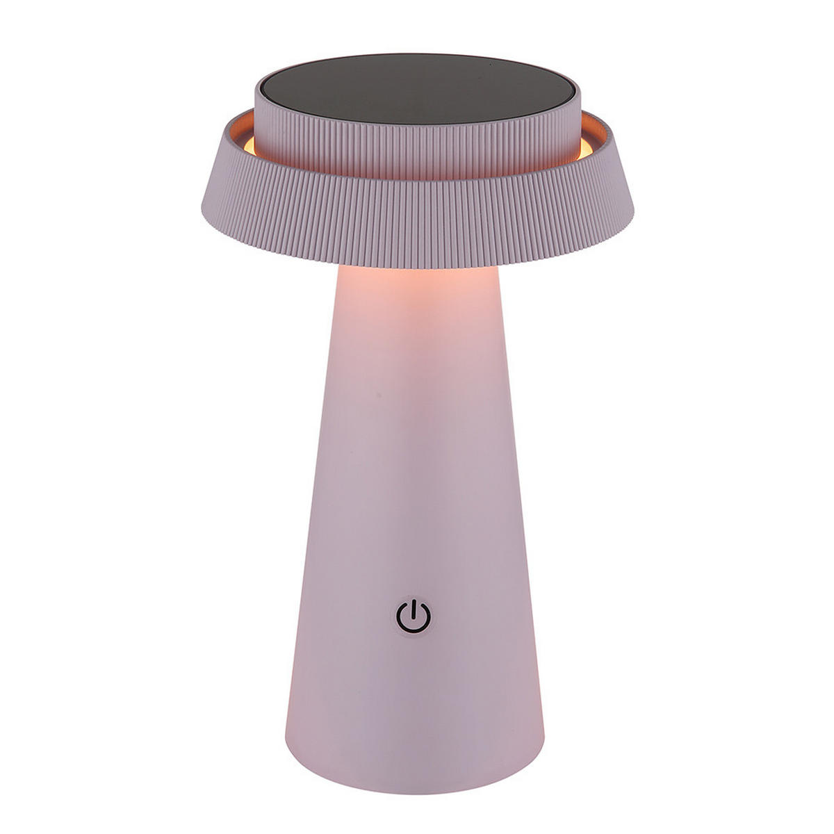 LED AUSSENLEUCHTE Rosa mit Touchdimmer - Rosa, Kunststoff (14/14/23cm) - Globo Lighting