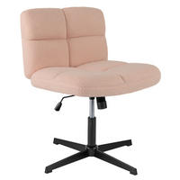 BÜROSTUHL Rosa - Pink, Metall (73/78/64cm) - COSTWAY
