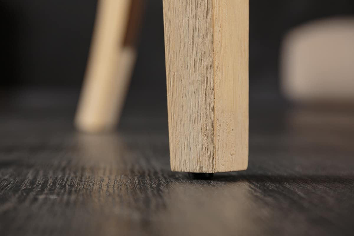 STUHL CASTLE Strukturstoff Beige 105 cm - Beige/Braun, Holz/Textil (46/104/62cm) - riess-ambiente