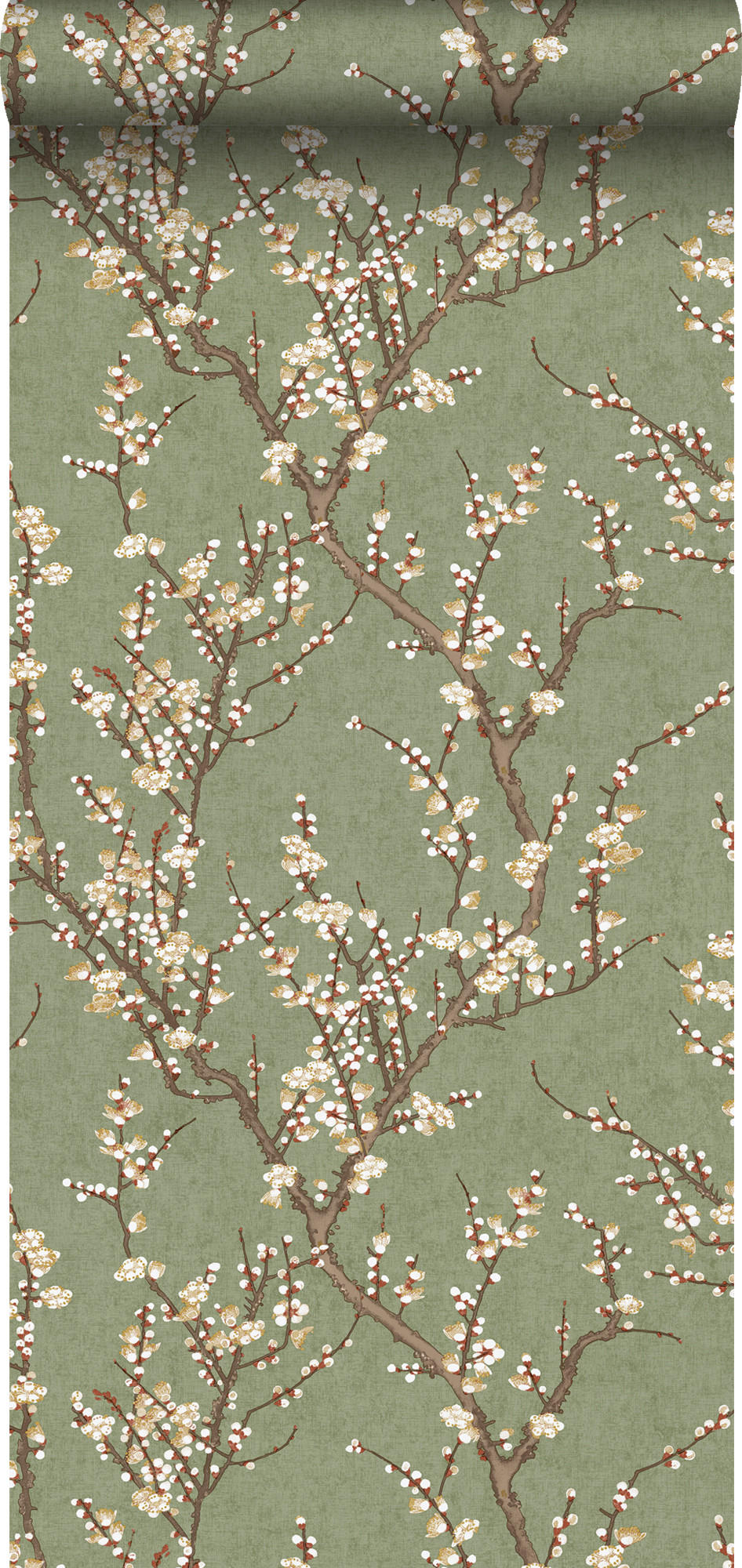 TAPETE Blüte 53 cm x 10 m - Grün, Papier (53/1000cm) - Sanders & Sanders