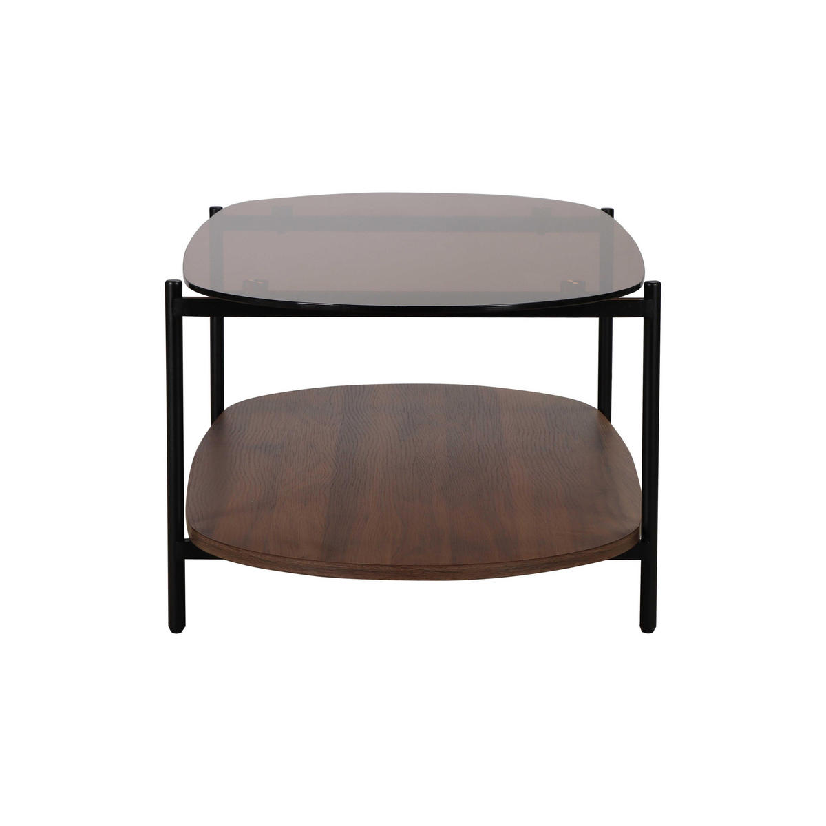 COUCHTISCH, Braun - Braun, Glas (120/55/40cm) - Oviala