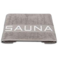 SAUNATUCH, 80x200 cm, 100% Baumwolle, Braun - Grau, Textil (80/200cm) - Zollner