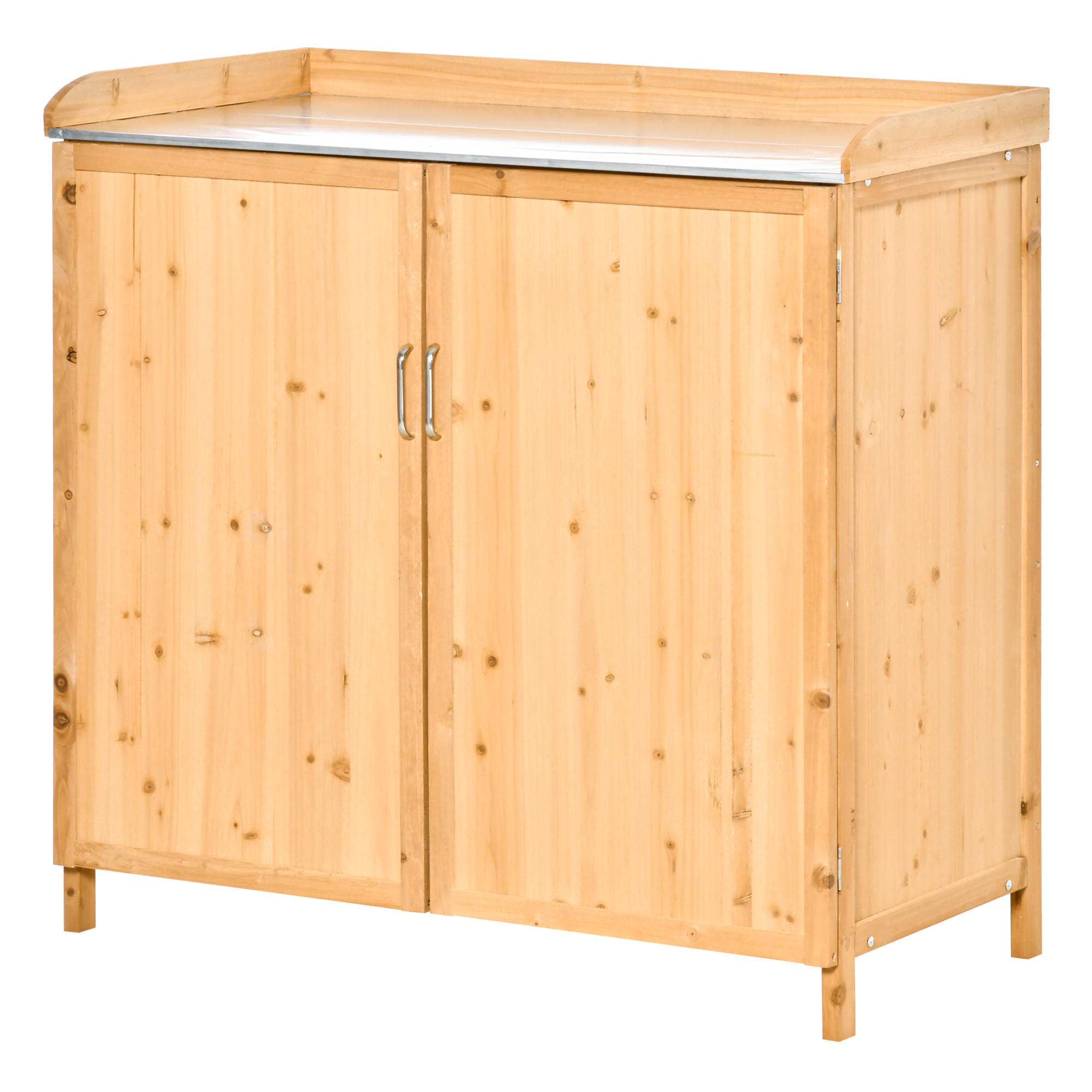 PFLANZTISCH DE-18934 Zedernholz - Orange, Holzwerkstoff (98/48/95cm) - ComfortXL