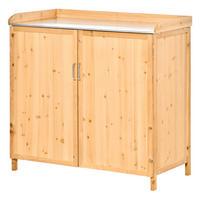 PFLANZTISCH DE-18934 Zedernholz - Orange, Holzwerkstoff (98/48/95cm) - ComfortXL