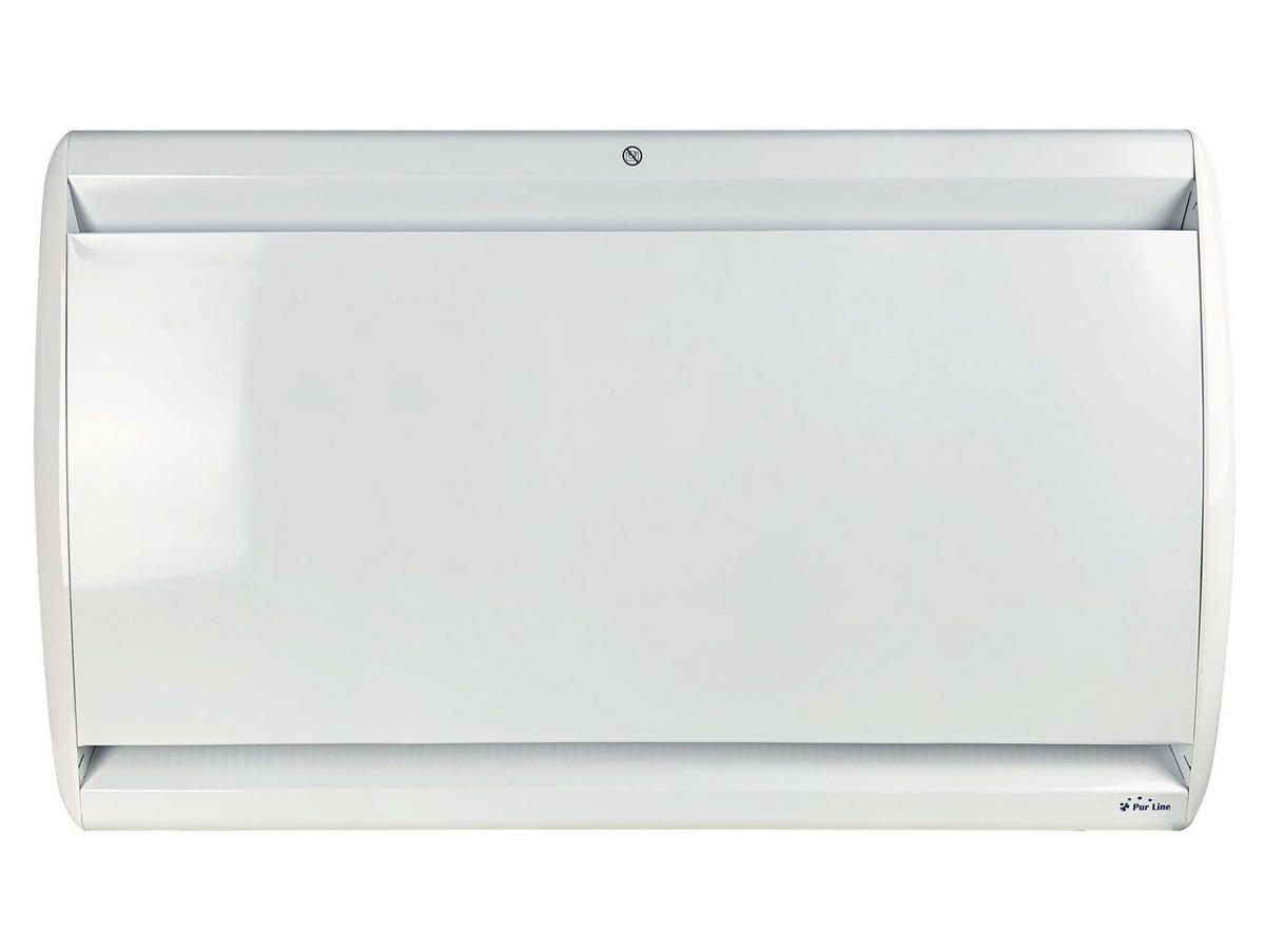 WANDHEIZUNG Weiß mit interner Gusseisenplatte und WiFi-Steuerung 2000 W - Weiß, Metall (90/55/10cm) - Purline