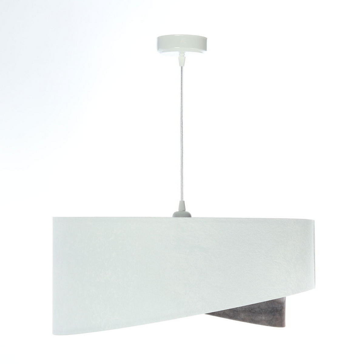 HÄNGELEUCHTE Grau 50/23 cm - Grau, Kunststoff (50/1/23cm) - ONZENO