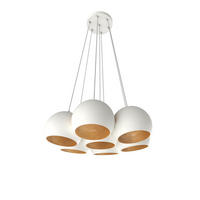 HÄNGELEUCHTE - Goldfarben, Metall (25/25/20cm) - Lumicom