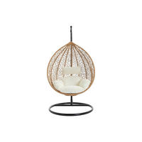 HÄNGESESSEL - 1 Person - Harz - Naturfarben Hell - - Naturfarben, Kunststoff (105/195/105cm) - Vente-Unique