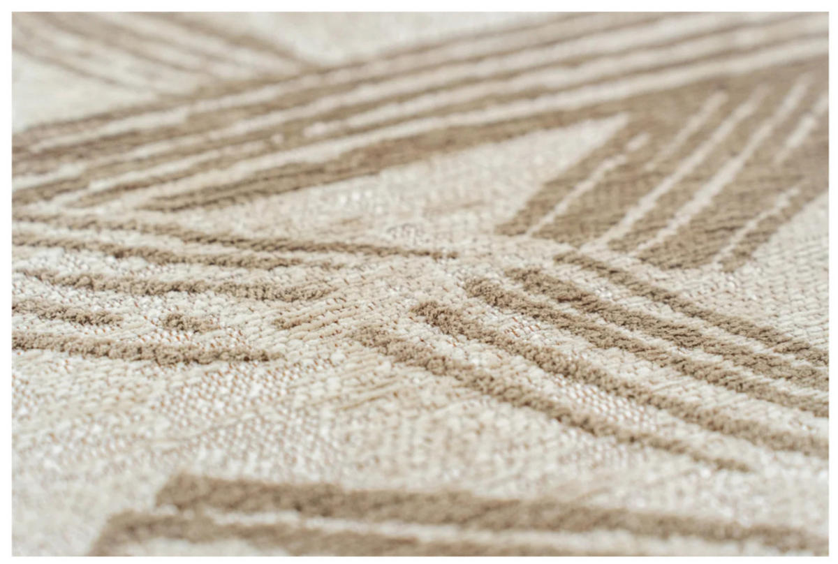 TEPPICH modern Flachgewebe KATANA Weiß 240 x 340 cm - Weiß, Textil (240/340cm) - Novatrend