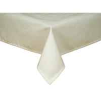 TISCHDECKE FarbTon Chenille-Haptik sahne-weiß 100/100 cm - Ecru, Textil (100/100cm) - beties Heimtextil