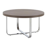 COUCHTISCH Carl Eichefarben MDF Rund - Eichefarben, Holz (80/80/42cm) - Bessagi Home