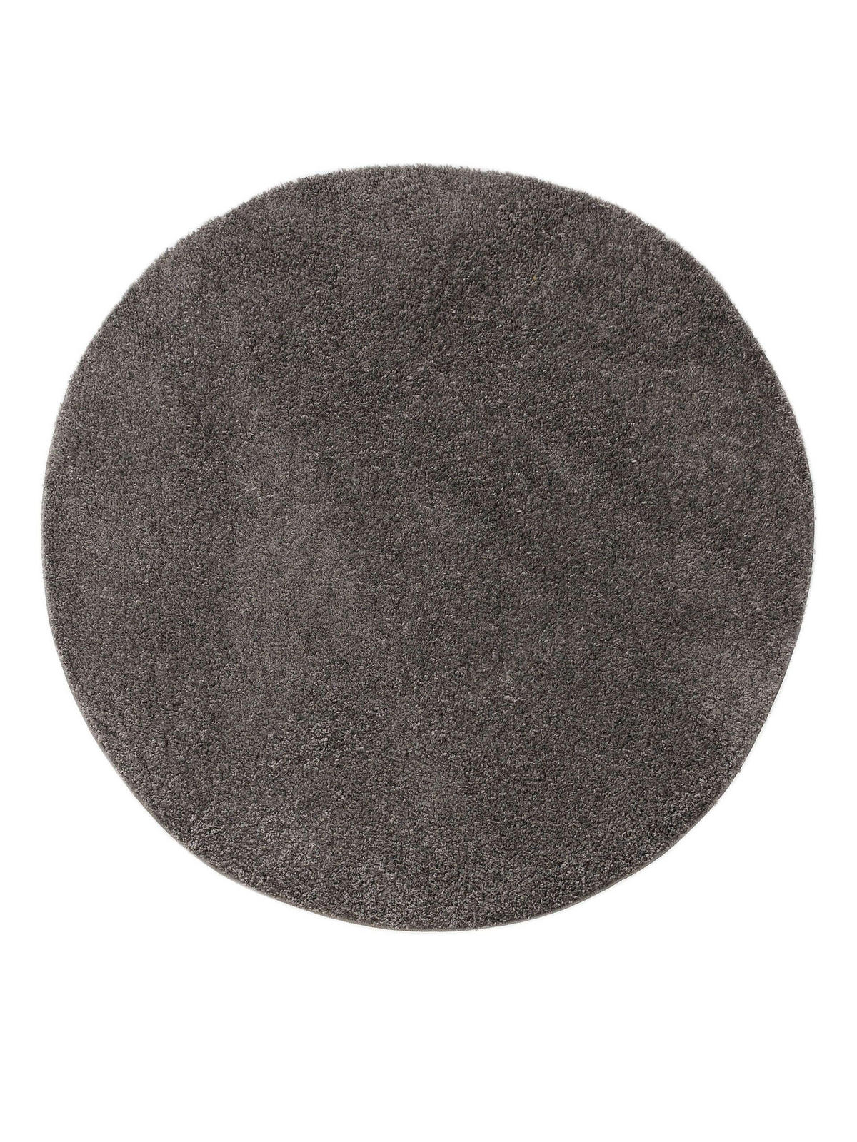 HOCHFLORTEPPICH Soho Grau ø 160 cm rund - Grau, Kunststoff (160/160cm) - benuta