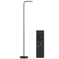 STEHLAMPE LED Dimmbar mit magnetischer Fernbedienung - Schwarz, Metall (41/25/177cm) - HOMCOM