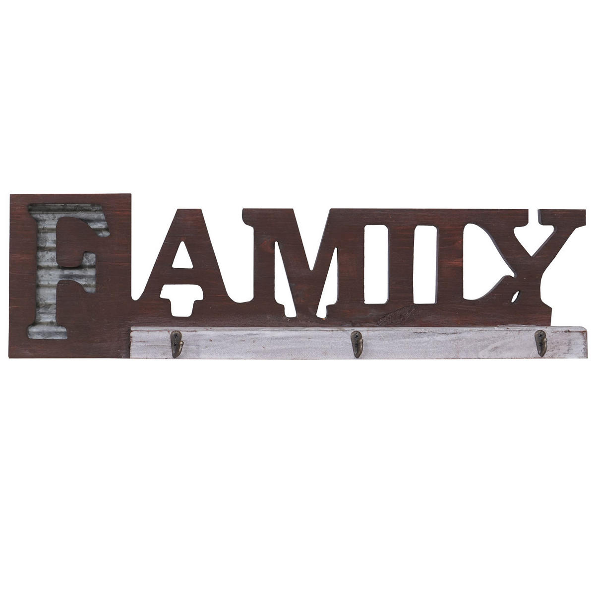 WANDGARDEROBE FAMILY Braun - Braun, Holz (18/63/4cm) - MCW