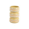 VASE Macaron 9/9/19 cm - Gelb, Keramik (19cm) - Present Time